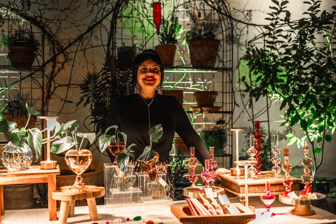 Cocktails and plants