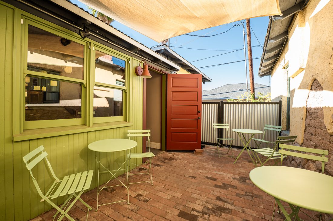The patio