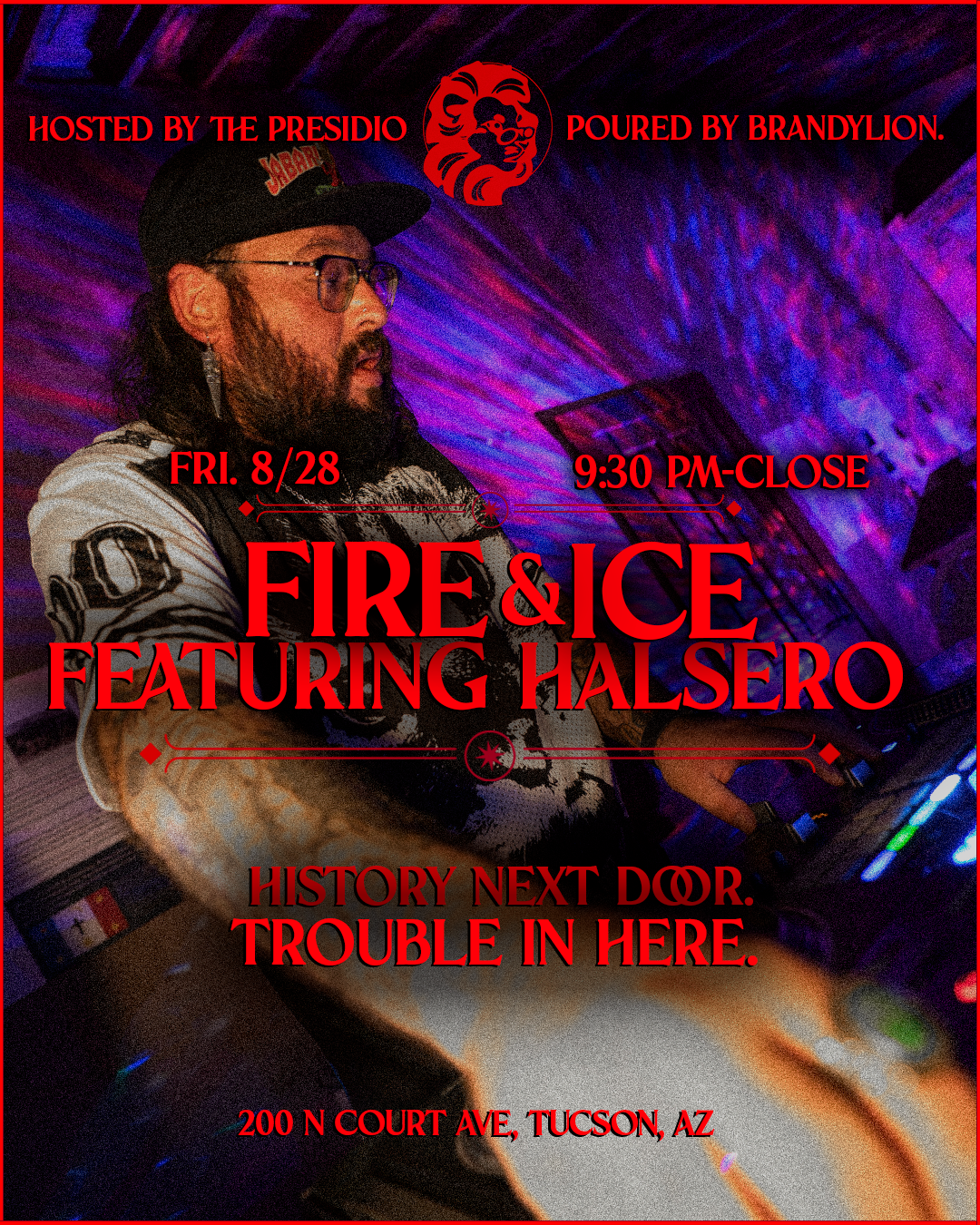 Halsero: Fire and Ice event poster