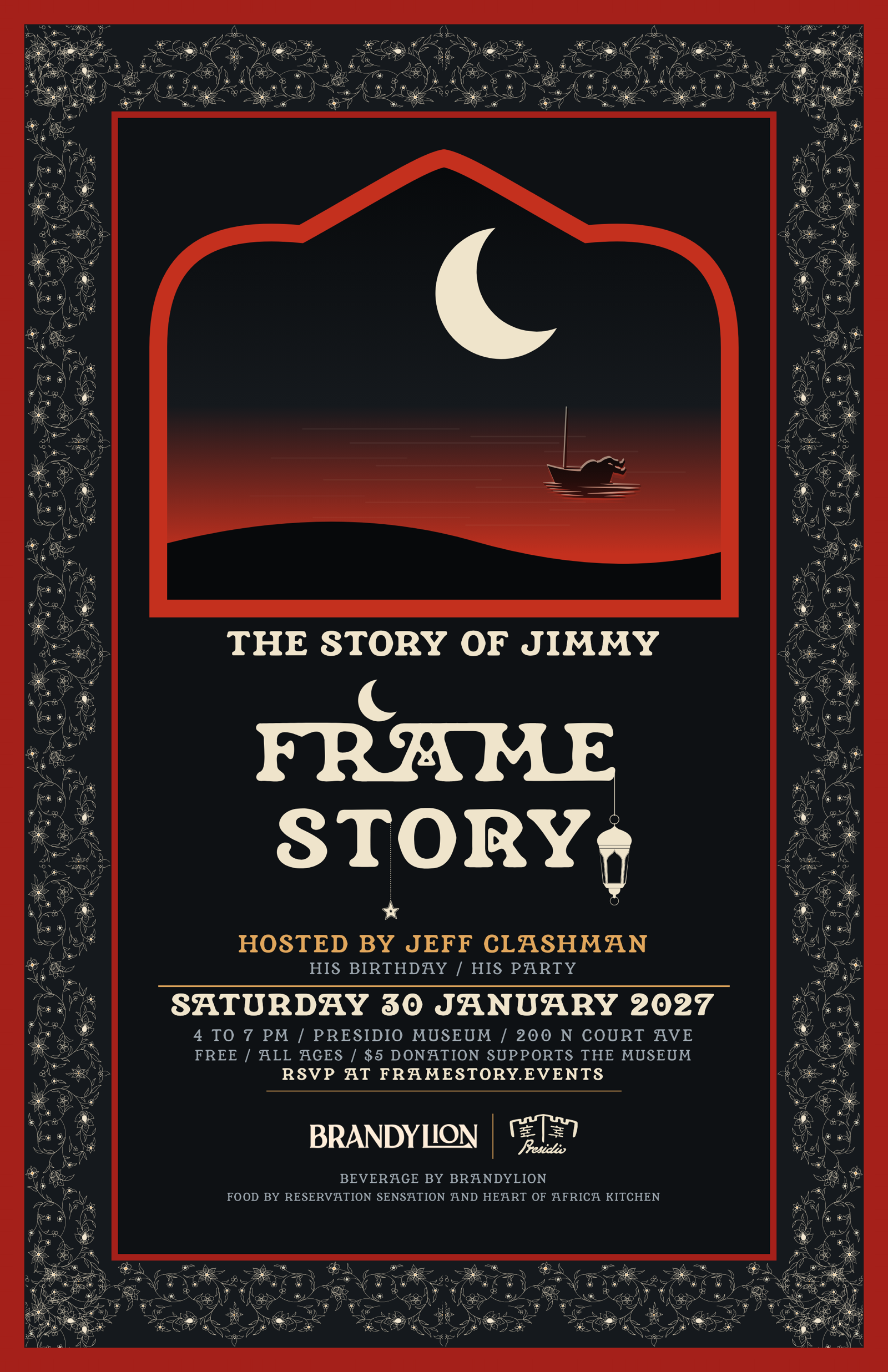 Frame Story event poster